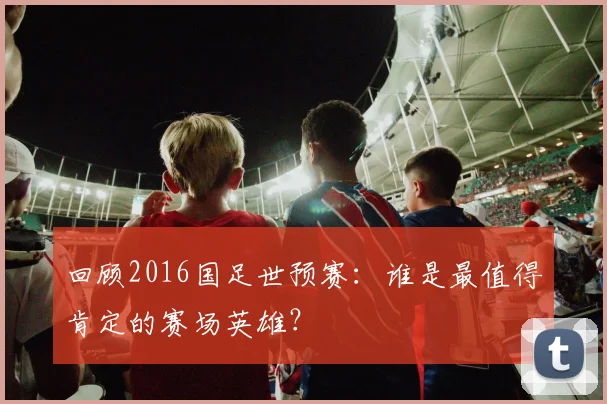 回顾2016国足世预赛：谁是最值得肯定的赛场英雄？